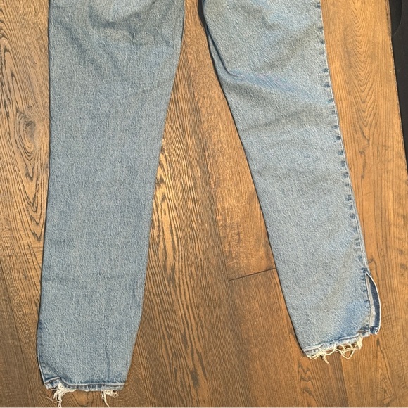 Abercrombie & Fitch The 90s Straight Ultra High Rise Jeans Size 24 S Vent Hem - Picture 7 of 16